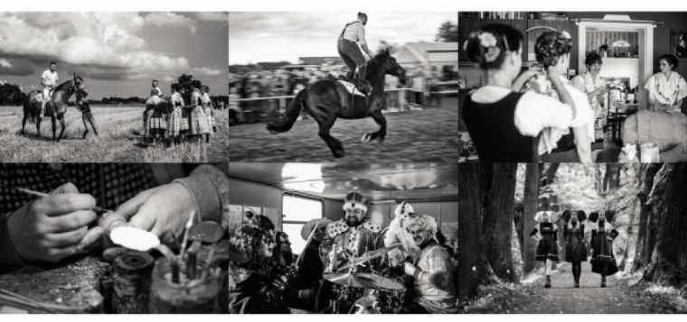 Vernissage der Fotoausstellung "Übers Jahr in Schwarzweiß & Farbe" - Fotografien von Andreas Batke und Heiner Stephan