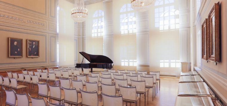 Kulturprogramm im Saal des Sorbischen Museums
