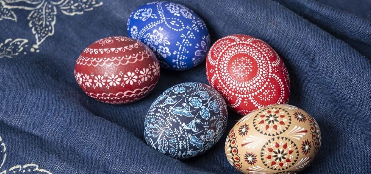 Sorbische Ostereier selbst verziert