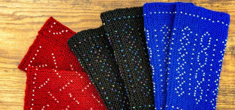 Workshop Fertigen von Pulswärmern mit Perlenstickerei