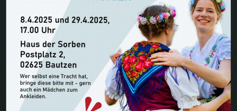 Ankleidekurs der Tracht der evangelischen Sorben um Bautzen