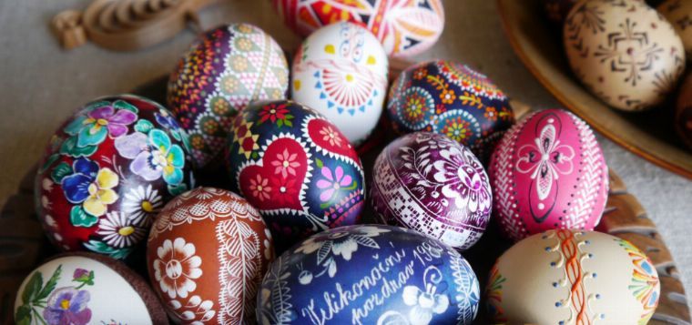 Sorbische Ostereier selbst verziert