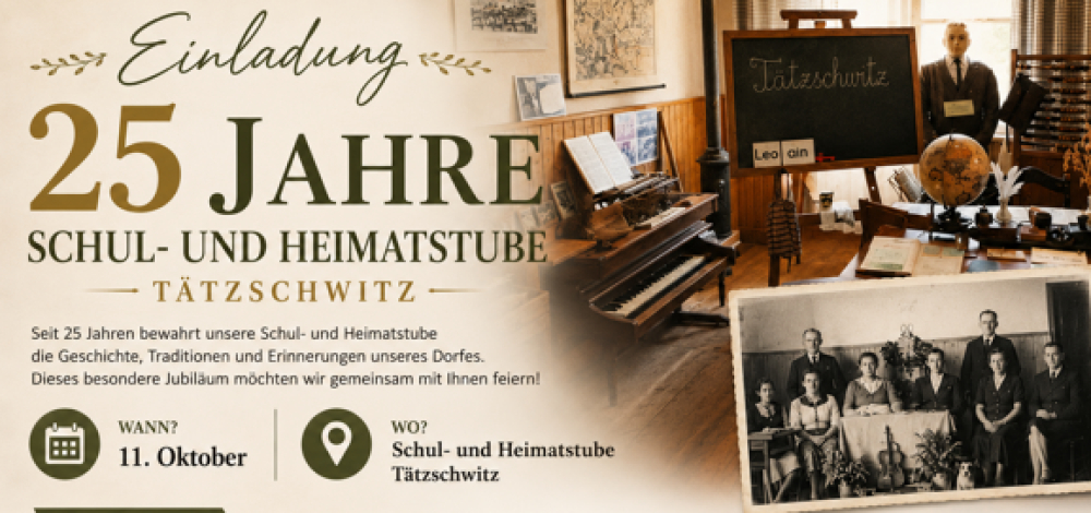 25 Jahre Schul- und Heimatstube Tätzschwitz