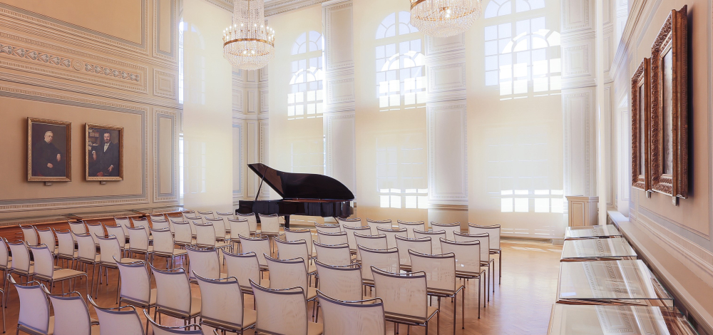 Kulturprogramm im Saal des Sorbischen Museums