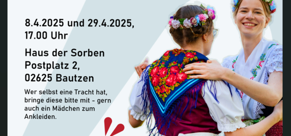 Ankleidekurs der Tracht der evangelischen Sorben um Bautzen