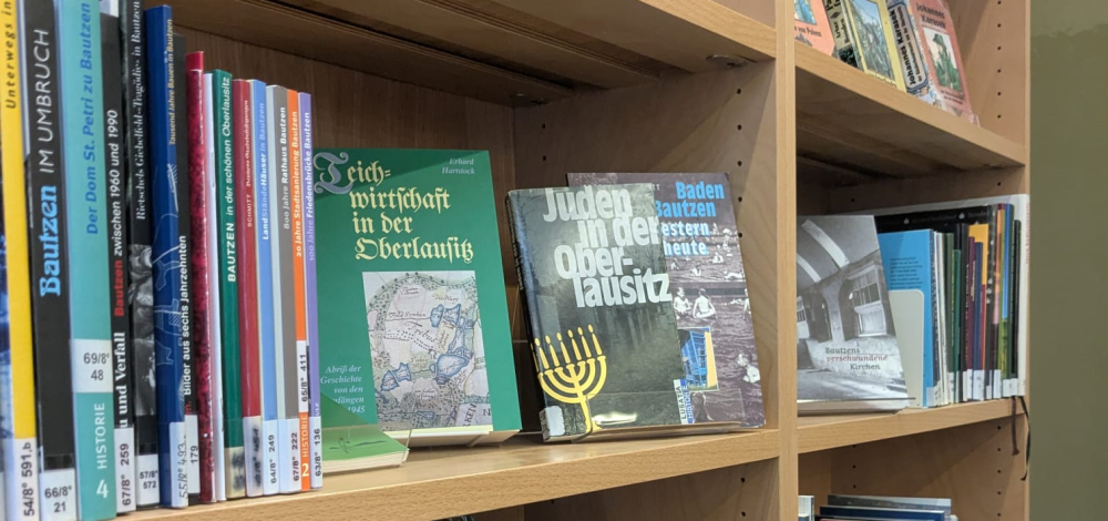 Kabinettausstellung zur Tätigkeit des Lusatia-Verlages