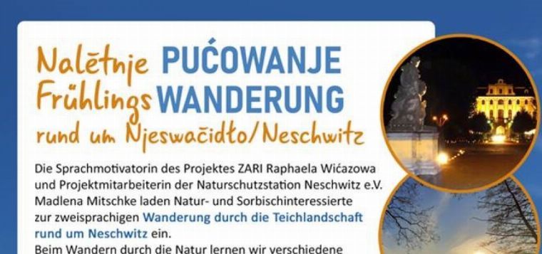 Frühlingswanderung rund um Neschwitz/Njeswačidło